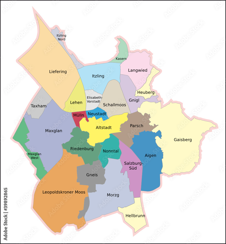 Fototapeta premium Salzburg Administrativ