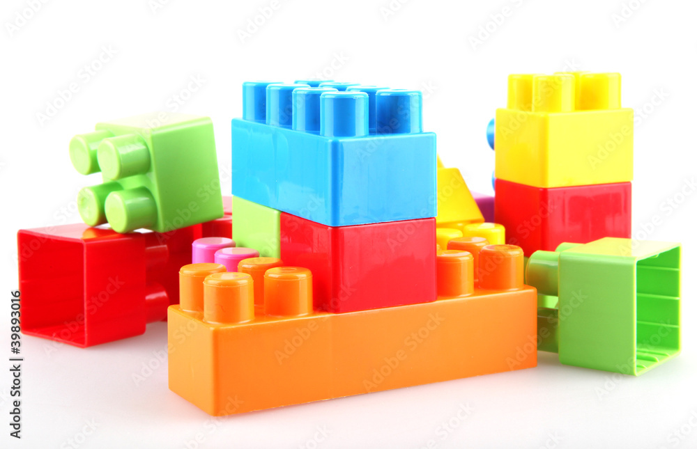 Plastic building blocks Plastic building blocks