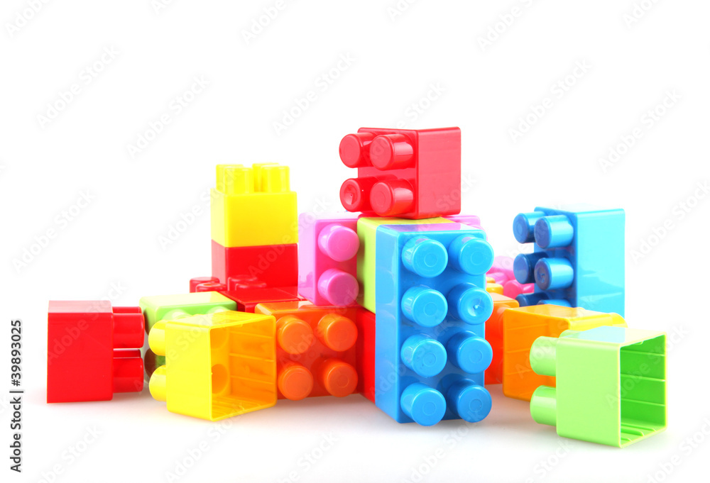 Plastic building blocks Plastic building blocks