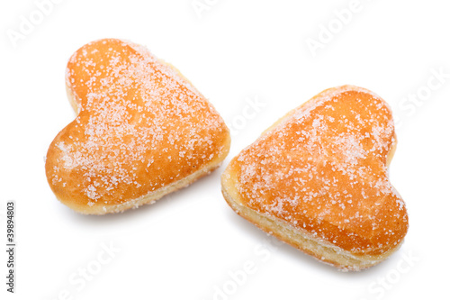 donuts heart-shaped