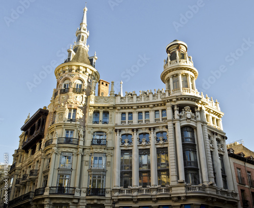 Building in Plaza de Canalejas in Madrid