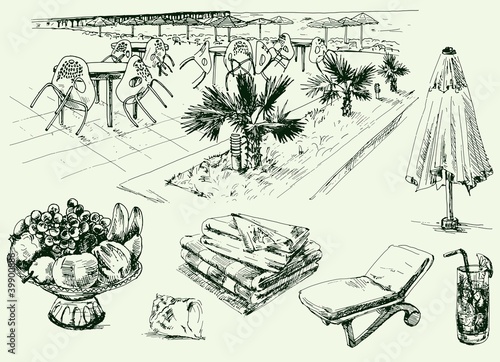 Cafe on the beach