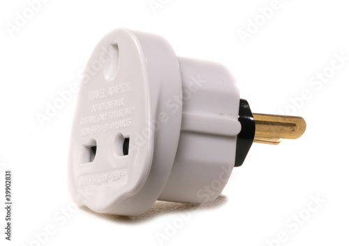 European plug adapter cutout