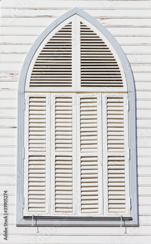 White Wooden Window