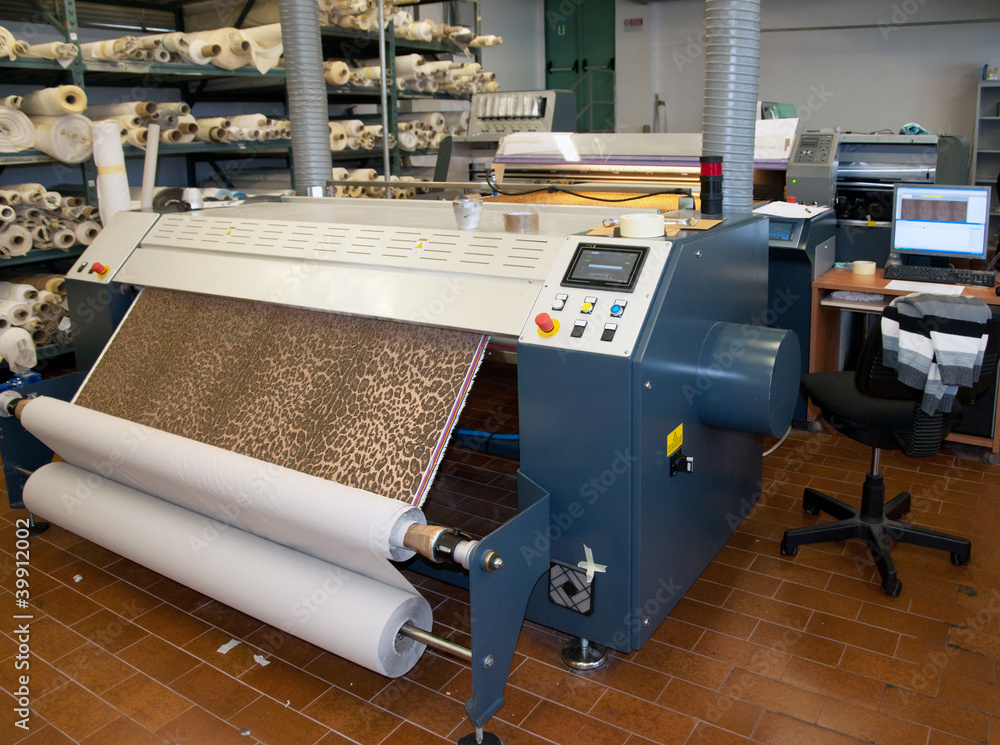 Digital textile printing - obrazy, fototapety, plakaty 