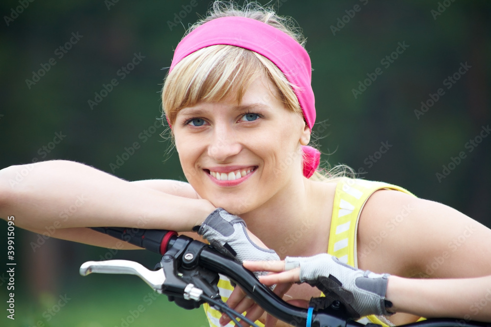 Naklejka premium Sports girl