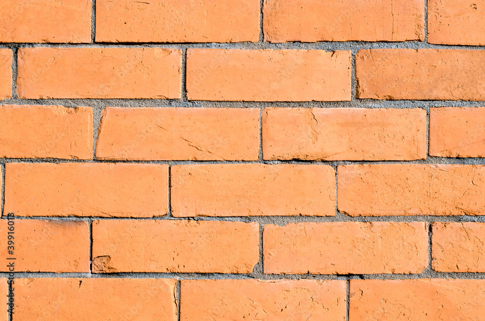 Obraz premium Orange brick wall