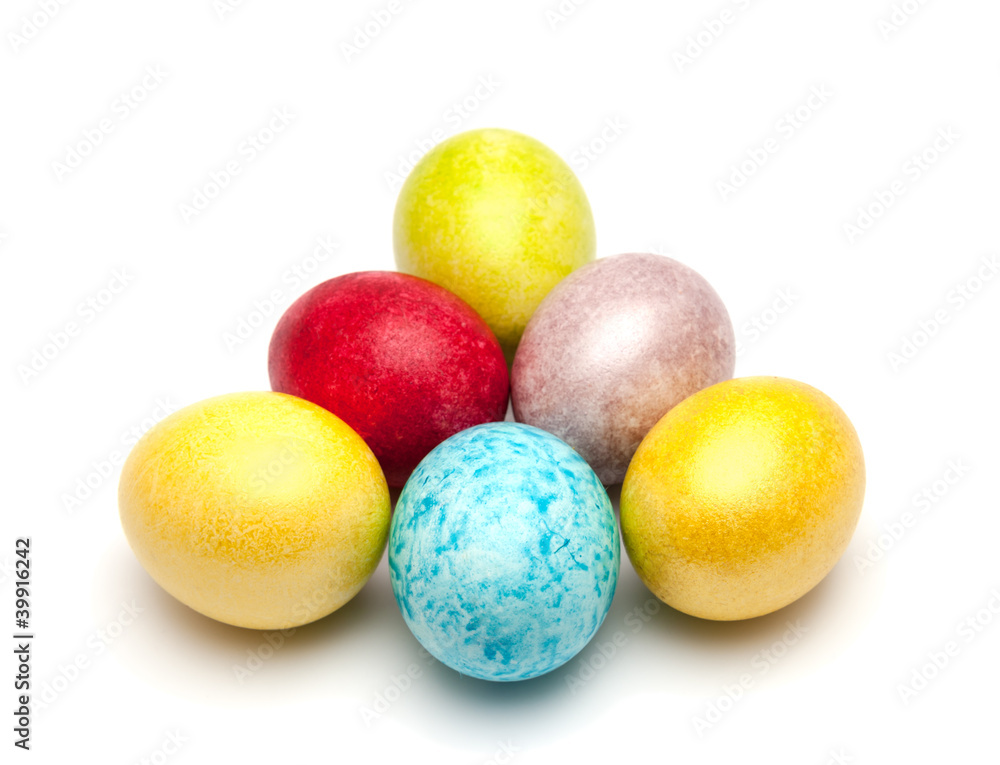 Coloured easter eggs Coloured easter eggs