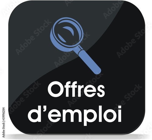 bouton offres d'emploi