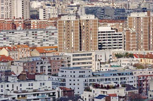Quadro su tela Immeubles de banlieue.