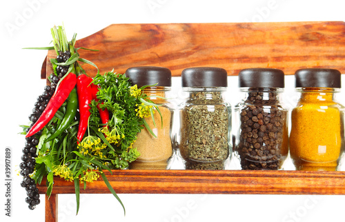 Bouquet of fresh spice