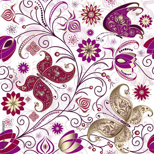 Vintage seamless pattern