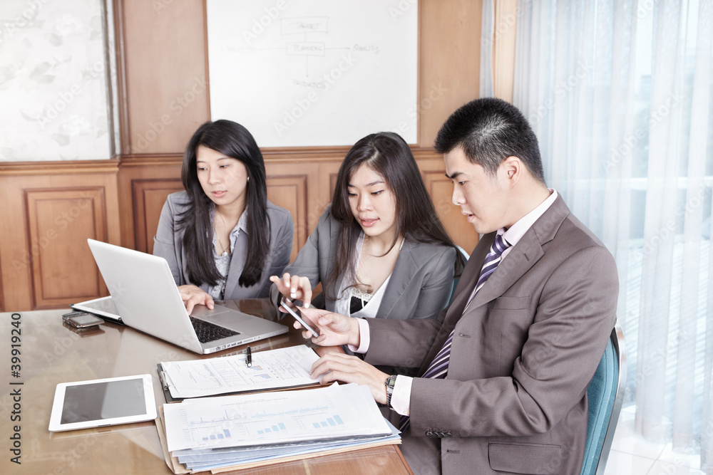 Group of business people working together Group of business people working together
