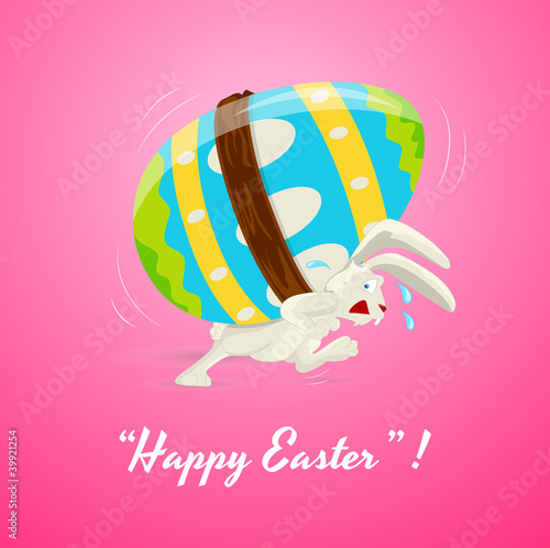 Easter Egg on Bunny