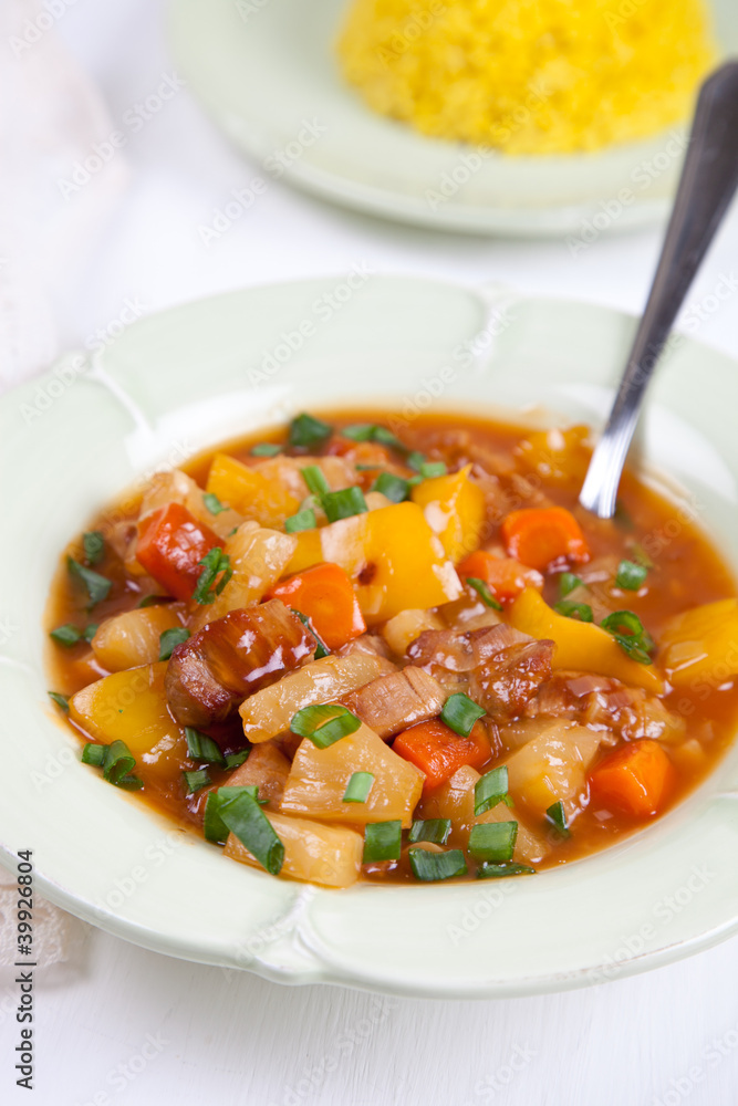 Sweet and sour pork Sweet and sour pork