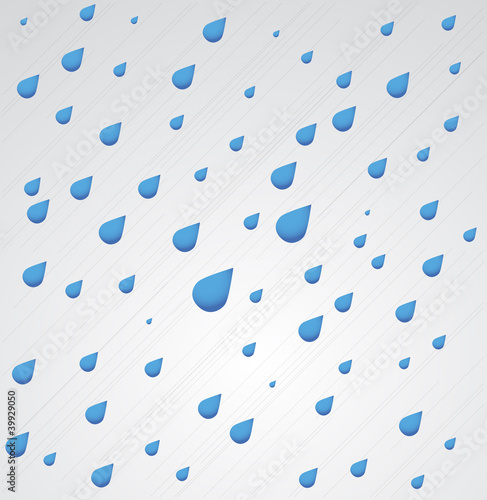 Rain. Vector