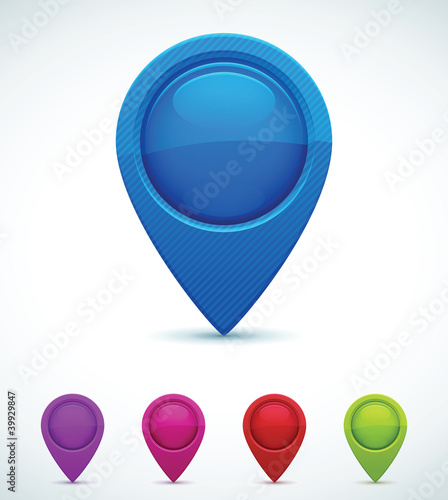 Set of Colorful Map Markers Free Download Set of Colorful Map Markers - GFXLoad