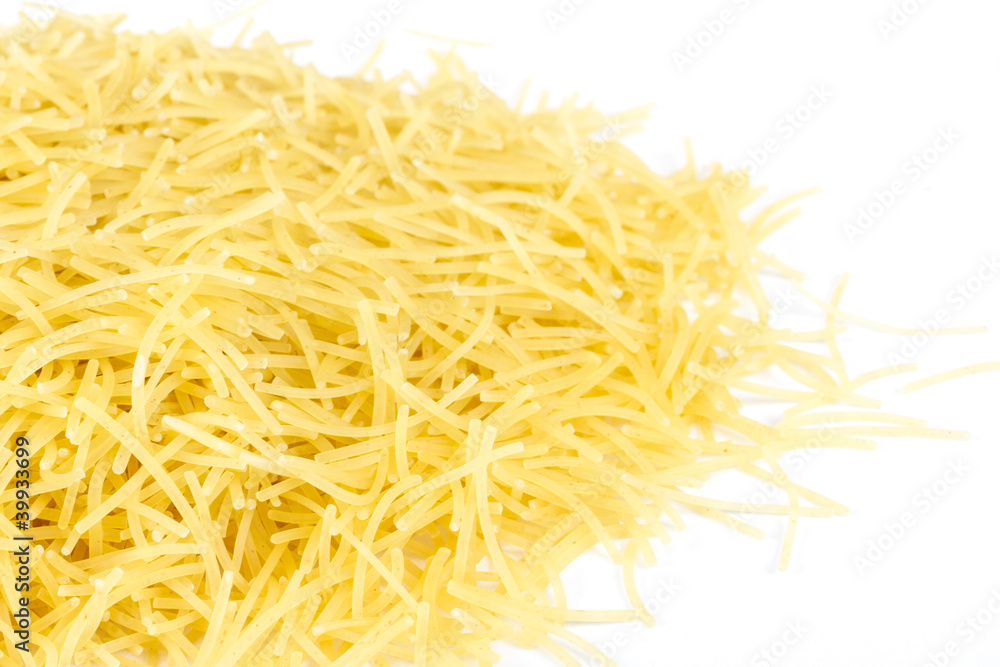 italian pasta (macaroni) isolated on white background italian pasta (macaroni) isolated on white background