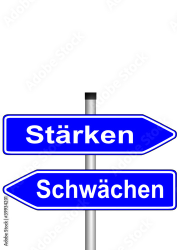 Stärken vs. Schwächen photo