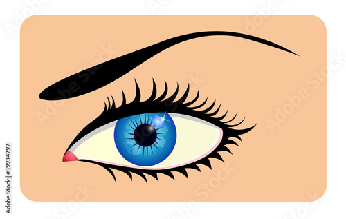 Close up of beautiful eye