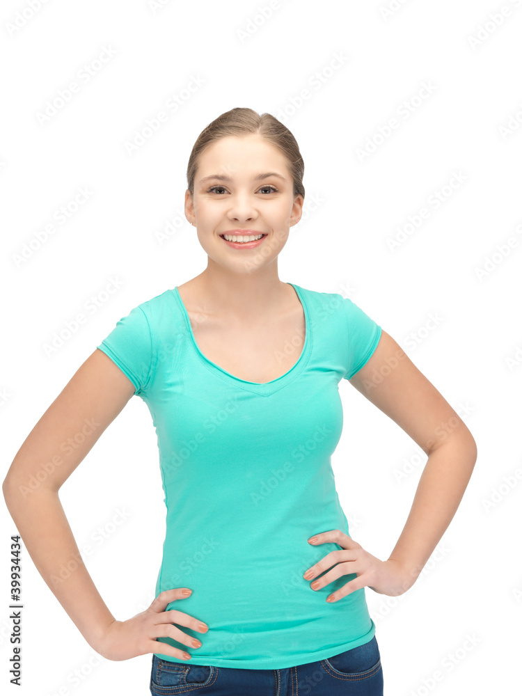 happy and carefree teenage girl happy and carefree teenage girl