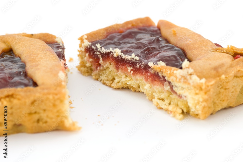 crostata con marmellata di ciliegia