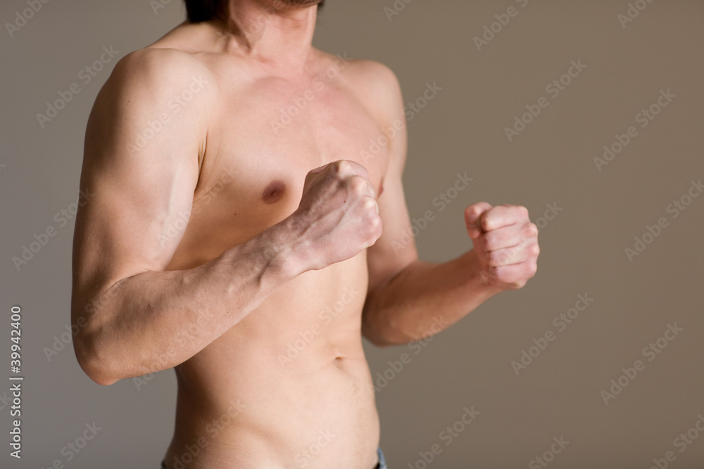 Fototapeta premium Healthy muscular young man