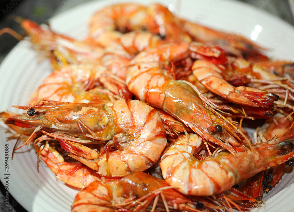 Fresh Shrimp Grilled Fresh Shrimp Grilled