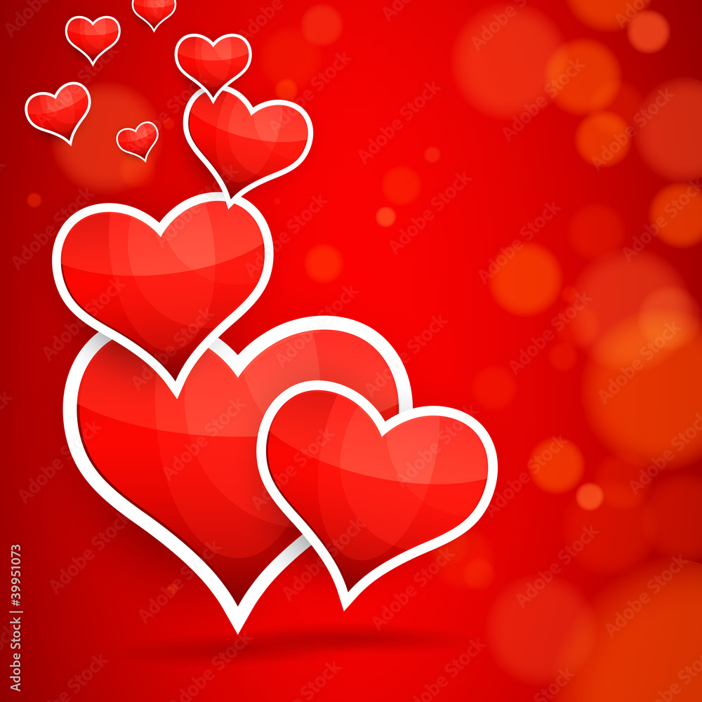 Abstract heart background.