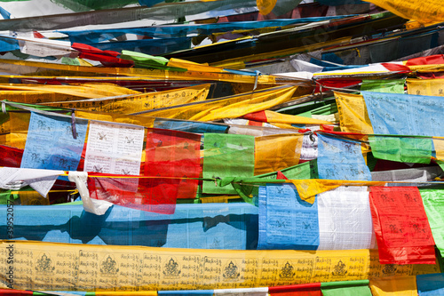 Tibet prayer flags