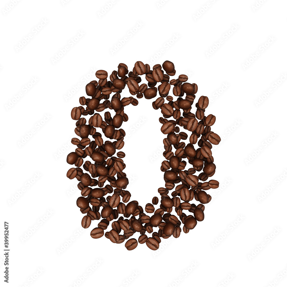 Alphabet from coffee beans. isolated on white. Alphabet from coffee beans. isolated on white.