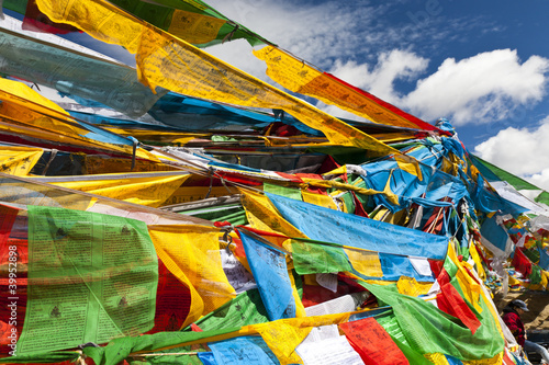 Tibet prayer flags