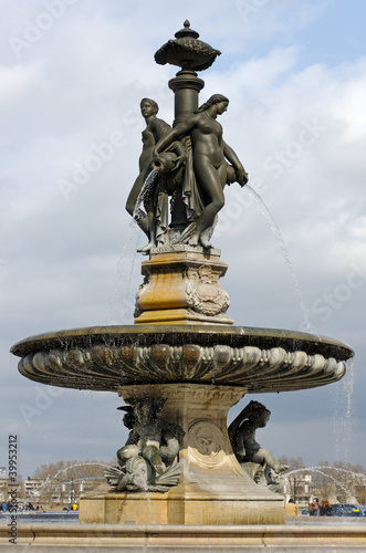 Bordeaux, fontaine des 3 Grâces