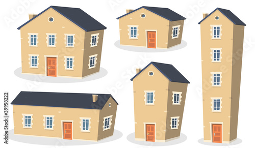 Cartoon House Set