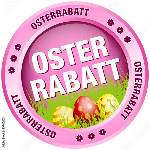 Button Osterrabatt Ostereier pink
