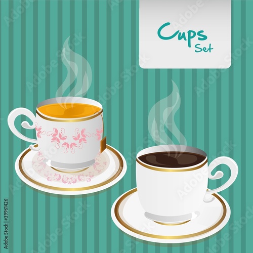 coffee and tea cups