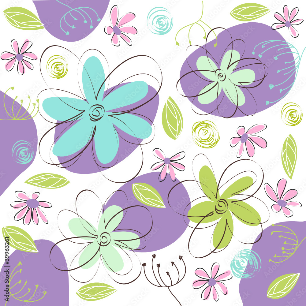 floral greeting card floral greeting card