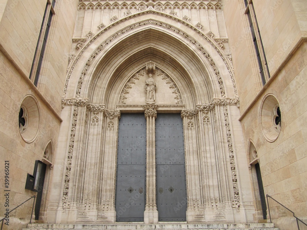 Iglesia gótica de Santa Eulalia, Mallorca.