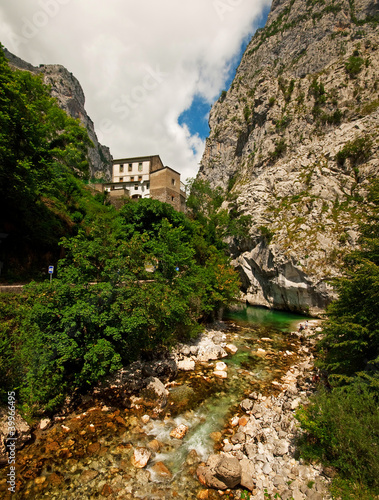 Landscape of high mountains...
