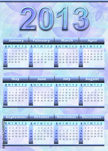 Calendar 2013