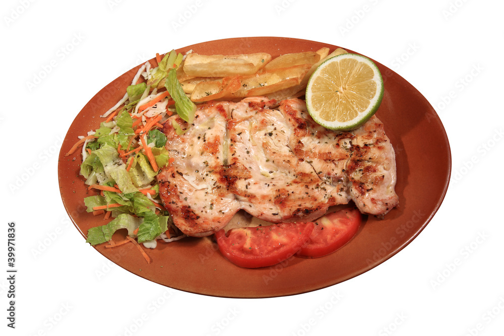 grilled chicken fillet