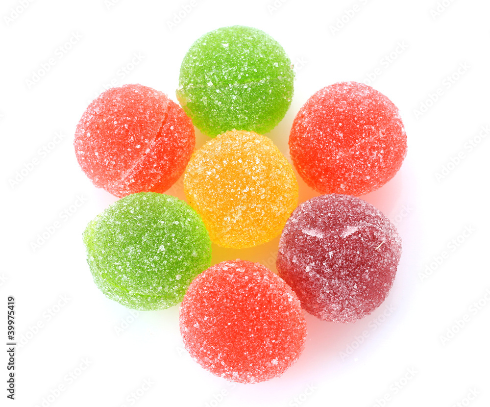colorful jelly candies isolated on white colorful jelly candies isolated on white