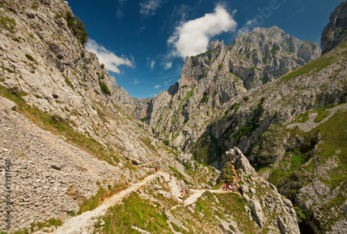 Landscape of high mountains...