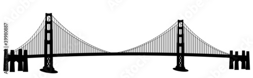 San Francisco Golden Gate Bridge Clip Art © jpldesigns