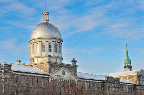Lovely view of the Bonsecours market in the Montreal Old Port photo