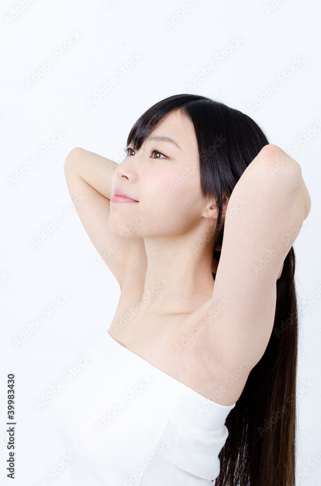 attractive asian woman with beautiful long hair attractive asian woman with beautiful long hair