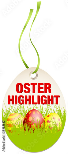 Hangtag Osterhighlight Ostereier