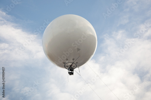 Foto Aerial photography using a captive balloon
