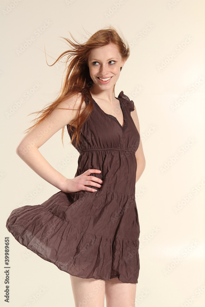 Fototapeta premium lächelnde Frau