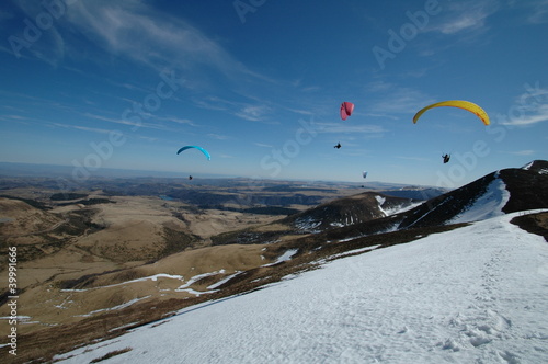 vol en direction du lac Chambon photo